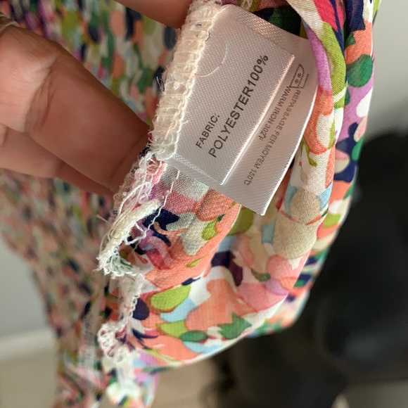 Happy Rainbow gently used blouse size large - Picture 3 of 5